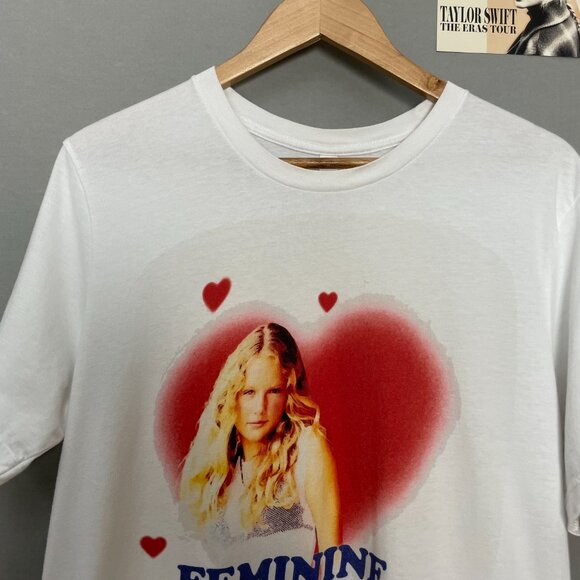 Taylor Swift Feminine Rage T-Shirt Size Large Graphic The Eras Tour Postcards - Picture 3 of 16